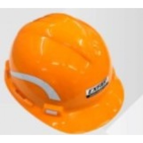 Capacete c/ Carneira e Jugular Classe B - Laranja Neon - Exfak